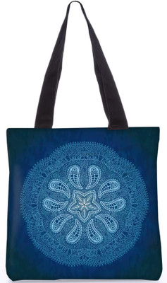 

Snoogg Indian Pattern Poly Canvas Fashion Handbag Shopping Shoulder Lunch Tote Bag For Women 23495 Shoulder Bag(Multicolor, 5 L)