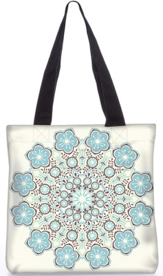 

Snoogg Indian Pattern Poly Canvas Fashion Handbag Shopping Shoulder Lunch Tote Bag For Women 23675 Shoulder Bag(Multicolor, 5 L)