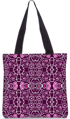 

Snoogg Indian Pattern Poly Canvas Fashion Handbag Shopping Shoulder Lunch Tote Bag For Women 22644 Shoulder Bag(Multicolor, 5 L)