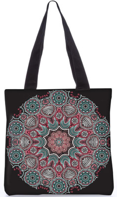 

Snoogg Indian Pattern Poly Canvas Fashion Handbag Shopping Shoulder Lunch Tote Bag For Women 23699 Shoulder Bag(Multicolor, 5 L)