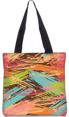 

Snoogg Indian Pattern Poly Canvas Fashion Handbag Shopping Shoulder Lunch Tote Bag For Women 22707 Shoulder Bag(Multicolor, 5 L)