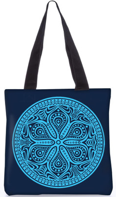 

Snoogg Indian Pattern Poly Canvas Fashion Handbag Shopping Shoulder Lunch Tote Bag For Women 23508 Shoulder Bag(Multicolor, 5 L)