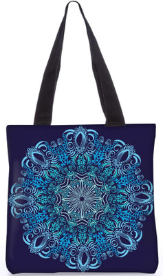 

Snoogg Indian Pattern Poly Canvas Fashion Handbag Shopping Shoulder Lunch Tote Bag For Women 23313 Shoulder Bag(Multicolor, 5 L)