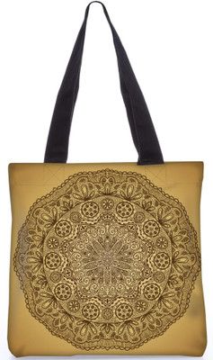 

Snoogg Indian Pattern Poly Canvas Fashion Handbag Shopping Shoulder Lunch Tote Bag For Women 23613 Shoulder Bag(Multicolor, 5 L)