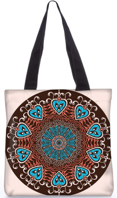 

Snoogg Indian Pattern Poly Canvas Fashion Handbag Shopping Shoulder Lunch Tote Bag For Women 23756 Shoulder Bag(Multicolor, 5 L)