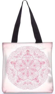 

Snoogg Indian Pattern Poly Canvas Fashion Handbag Shopping Shoulder Lunch Tote Bag For Women 23471 Shoulder Bag(Multicolor, 5 L)