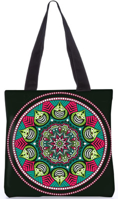 

Snoogg Indian Pattern Poly Canvas Fashion Handbag Shopping Shoulder Lunch Tote Bag For Women 23271 Shoulder Bag(Multicolor, 5 L)