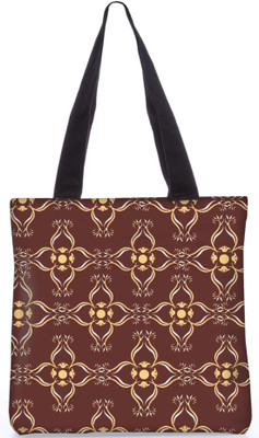 

Snoogg Indian Pattern Poly Canvas Fashion Handbag Shopping Shoulder Lunch Tote Bag For Women 22668 Shoulder Bag(Multicolor, 5 L)