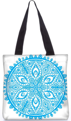 

Snoogg Indian Pattern Poly Canvas Fashion Handbag Shopping Shoulder Lunch Tote Bag For Women 23673 Shoulder Bag(Multicolor, 5 L)