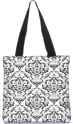 

Snoogg Indian Pattern Poly Canvas Fashion Handbag Shopping Shoulder Lunch Tote Bag For Women 22720 Shoulder Bag(Multicolor, 5 L)
