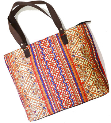 

anartline Border Printed Hand bag Shoulder Bag(Multicolor, 13 L)