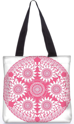 

Snoogg Indian Pattern Poly Canvas Fashion Handbag Shopping Shoulder Lunch Tote Bag For Women 23301 Shoulder Bag(Multicolor, 5 L)