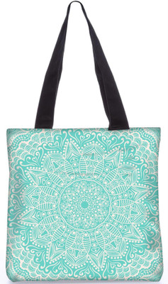 

Snoogg Indian Pattern Poly Canvas Fashion Handbag Shopping Shoulder Lunch Tote Bag For Women 23204 Shoulder Bag(Multicolor, 5 L)