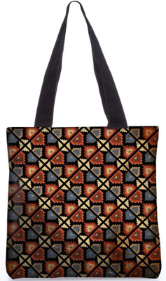 

Snoogg Indian Pattern Poly Canvas Fashion Handbag Shopping Shoulder Lunch Tote Bag For Women 21554 Shoulder Bag(Multicolor, 5 L)
