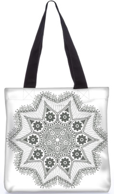

Snoogg Indian Pattern Poly Canvas Fashion Handbag Shopping Shoulder Lunch Tote Bag For Women 23547 Shoulder Bag(Multicolor, 5 L)