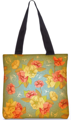 

Snoogg Indian Pattern Poly Canvas Fashion Handbag Shopping Shoulder Lunch Tote Bag For Women 22700 Shoulder Bag(Multicolor, 5 L)