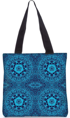 

Snoogg Indian Pattern Poly Canvas Fashion Handbag Shopping Shoulder Lunch Tote Bag For Women 21673 Shoulder Bag(Multicolor, 5 L)