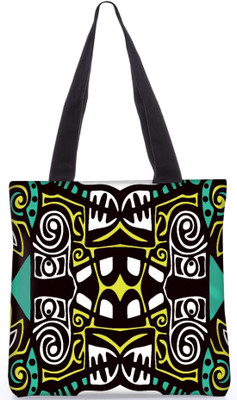 

Snoogg Indian Pattern Poly Canvas Fashion Handbag Shopping Shoulder Lunch Tote Bag For Women 22562 Shoulder Bag(Multicolor, 5 L)