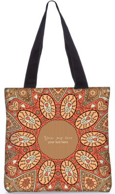 

Snoogg Indian Pattern Poly Canvas Fashion Handbag Shopping Shoulder Lunch Tote Bag For Women 21692 Shoulder Bag(Multicolor, 5 L)