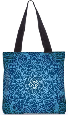 

Snoogg Indian Pattern Poly Canvas Fashion Handbag Shopping Shoulder Lunch Tote Bag For Women 23366 Shoulder Bag(Multicolor, 5 L)