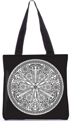 

Snoogg Indian Pattern Poly Canvas Fashion Handbag Shopping Shoulder Lunch Tote Bag For Women 23370 Shoulder Bag(Multicolor, 5 L)