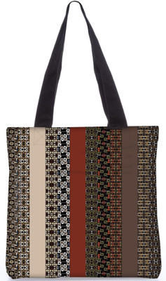 

Snoogg Indian Pattern Poly Canvas Fashion Handbag Shopping Shoulder Lunch Tote Bag For Women 21599 Shoulder Bag(Multicolor, 5 L)