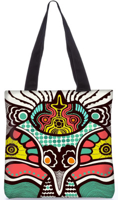 

Snoogg Indian Pattern Poly Canvas Fashion Handbag Shopping Shoulder Lunch Tote Bag For Women 22636 Shoulder Bag(Multicolor, 5 L)