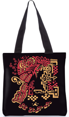 

Snoogg Indian Pattern Poly Canvas Fashion Handbag Shopping Shoulder Lunch Tote Bag For Women 22631 Shoulder Bag(Multicolor, 5 L)