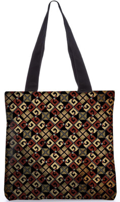 

Snoogg Indian Pattern Poly Canvas Fashion Handbag Shopping Shoulder Lunch Tote Bag For Women 21553 Shoulder Bag(Multicolor, 5 L)