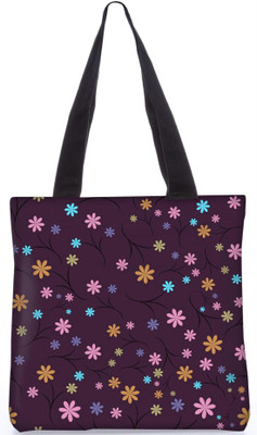 

Snoogg Indian Pattern Poly Canvas Fashion Handbag Shopping Shoulder Lunch Tote Bag For Women 21948 Shoulder Bag(Multicolor, 5 L)