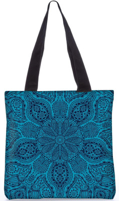 

Snoogg Indian Pattern Poly Canvas Fashion Handbag Shopping Shoulder Lunch Tote Bag For Women 23176 Shoulder Bag(Multicolor, 5 L)