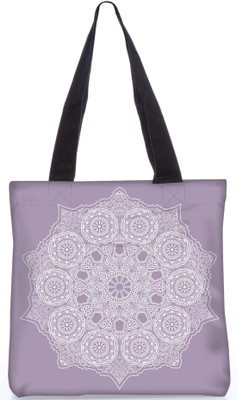 

Snoogg Indian Pattern Poly Canvas Fashion Handbag Shopping Shoulder Lunch Tote Bag For Women 23794 Shoulder Bag(Multicolor, 5 L)