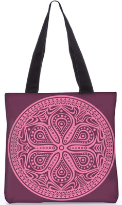 

Snoogg Indian Pattern Poly Canvas Fashion Handbag Shopping Shoulder Lunch Tote Bag For Women 23692 Shoulder Bag(Multicolor, 5 L)