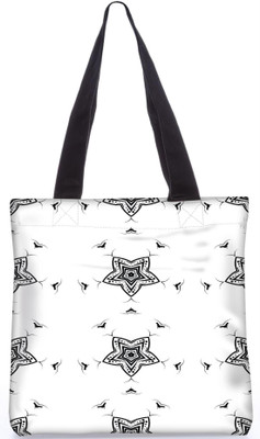 

Snoogg Indian Pattern Poly Canvas Fashion Handbag Shopping Shoulder Lunch Tote Bag For Women 22279 Shoulder Bag(Multicolor, 5 L)