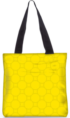 

Snoogg Indian Pattern Poly Canvas Fashion Handbag Shopping Shoulder Lunch Tote Bag For Women 23107 Shoulder Bag(Yellow, 5 L)