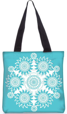 

Snoogg Indian Pattern Poly Canvas Fashion Handbag Shopping Shoulder Lunch Tote Bag For Women 23634 Shoulder Bag(Multicolor, 5 L)