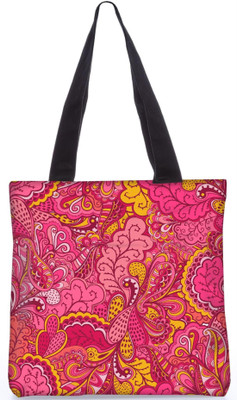 

Snoogg Indian Pattern Poly Canvas Fashion Handbag Shopping Shoulder Lunch Tote Bag For Women 21663 Shoulder Bag(Multicolor, 5 L)
