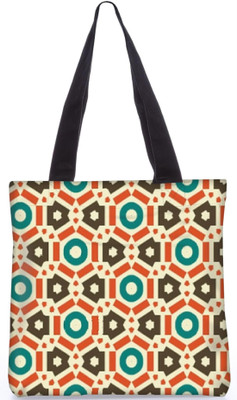 

Snoogg Indian Pattern Poly Canvas Fashion Handbag Shopping Shoulder Lunch Tote Bag For Women 22099 Shoulder Bag(Multicolor, 5 L)