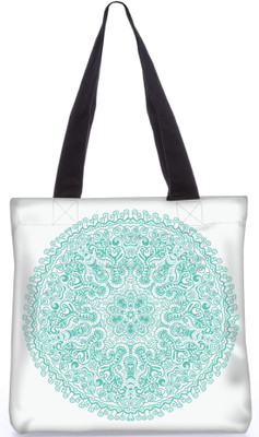 

Snoogg Indian Pattern Poly Canvas Fashion Handbag Shopping Shoulder Lunch Tote Bag For Women 23717 Shoulder Bag(Multicolor, 5 L)