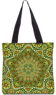 

Snoogg Indian Pattern Poly Canvas Fashion Handbag Shopping Shoulder Lunch Tote Bag For Women 23165 Shoulder Bag(Multicolor, 5 L)