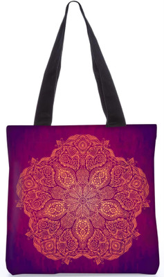 

Snoogg Indian Pattern Poly Canvas Fashion Handbag Shopping Shoulder Lunch Tote Bag For Women 23585 Shoulder Bag(Multicolor, 5 L)