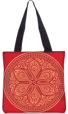 

Snoogg Indian Pattern Poly Canvas Fashion Handbag Shopping Shoulder Lunch Tote Bag For Women 23355 Shoulder Bag(Multicolor, 5 L)