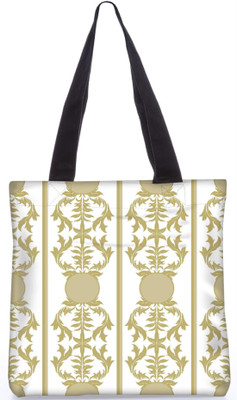 

Snoogg Indian Pattern Poly Canvas Fashion Handbag Shopping Shoulder Lunch Tote Bag For Women 22956 Shoulder Bag(Multicolor, 5 L)