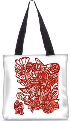 

Snoogg Indian Pattern Poly Canvas Fashion Handbag Shopping Shoulder Lunch Tote Bag For Women 22607 Shoulder Bag(Multicolor, 5 L)