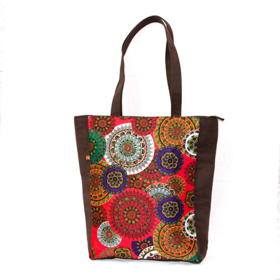 

anartline Mandala Printed Tote Shoulder Bag(Multicolor, 15 L)