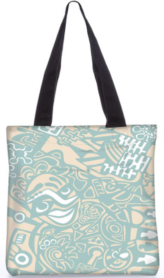 

Snoogg Indian Pattern Poly Canvas Fashion Handbag Shopping Shoulder Lunch Tote Bag For Women 22626 Shoulder Bag(Multicolor, 5 L)