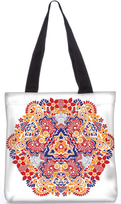 

Snoogg Indian Pattern Poly Canvas Fashion Handbag Shopping Shoulder Lunch Tote Bag For Women 23525 Shoulder Bag(Multicolor, 5 L)