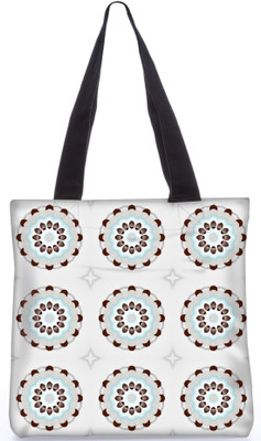 

Snoogg Indian Pattern Poly Canvas Fashion Handbag Shopping Shoulder Lunch Tote Bag For Women 23074 Shoulder Bag(Multicolor, 5 L)