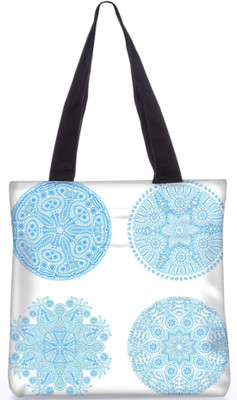 

Snoogg Indian Pattern Poly Canvas Fashion Handbag Shopping Shoulder Lunch Tote Bag For Women 23142 Shoulder Bag(Multicolor, 5 L)