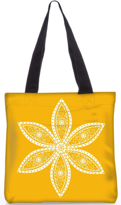 

Snoogg Indian Pattern Poly Canvas Fashion Handbag Shopping Shoulder Lunch Tote Bag For Women 23148 Shoulder Bag(Multicolor, 5 L)